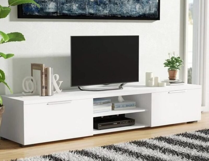 TV Unit 150×30×40 cm – White