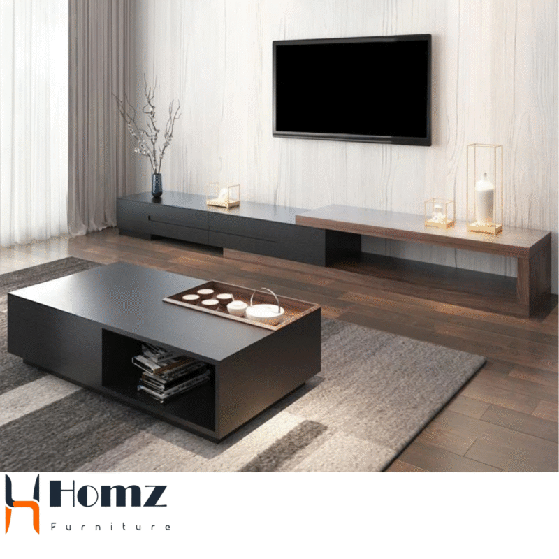 Tv unit & coffee table 220×30×40
