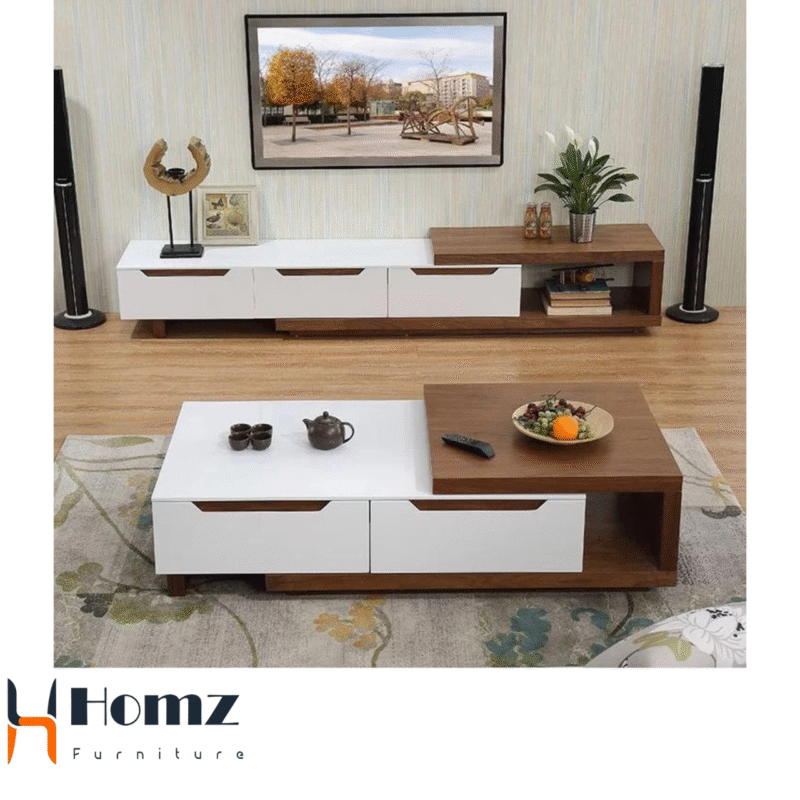 T v unit & coffe table 160×30×40